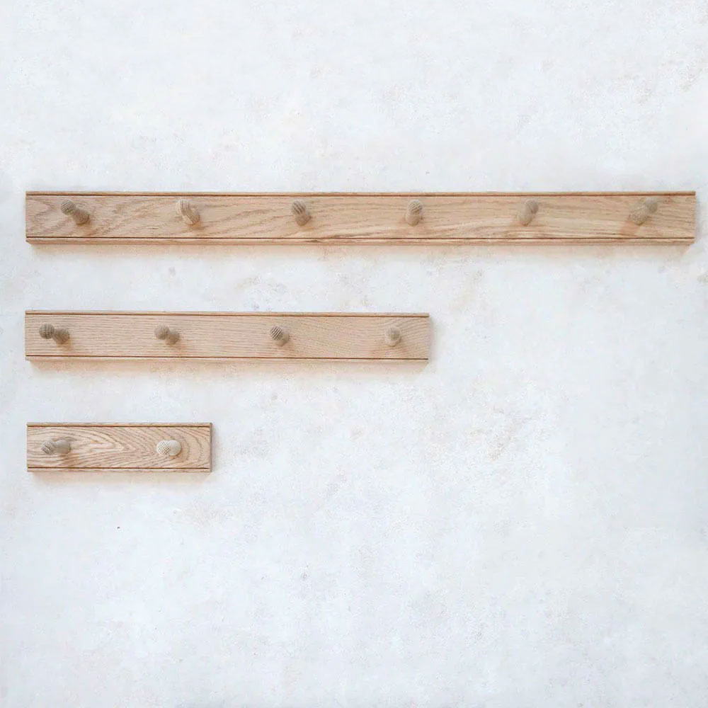 Oak Shaker Peg Rail