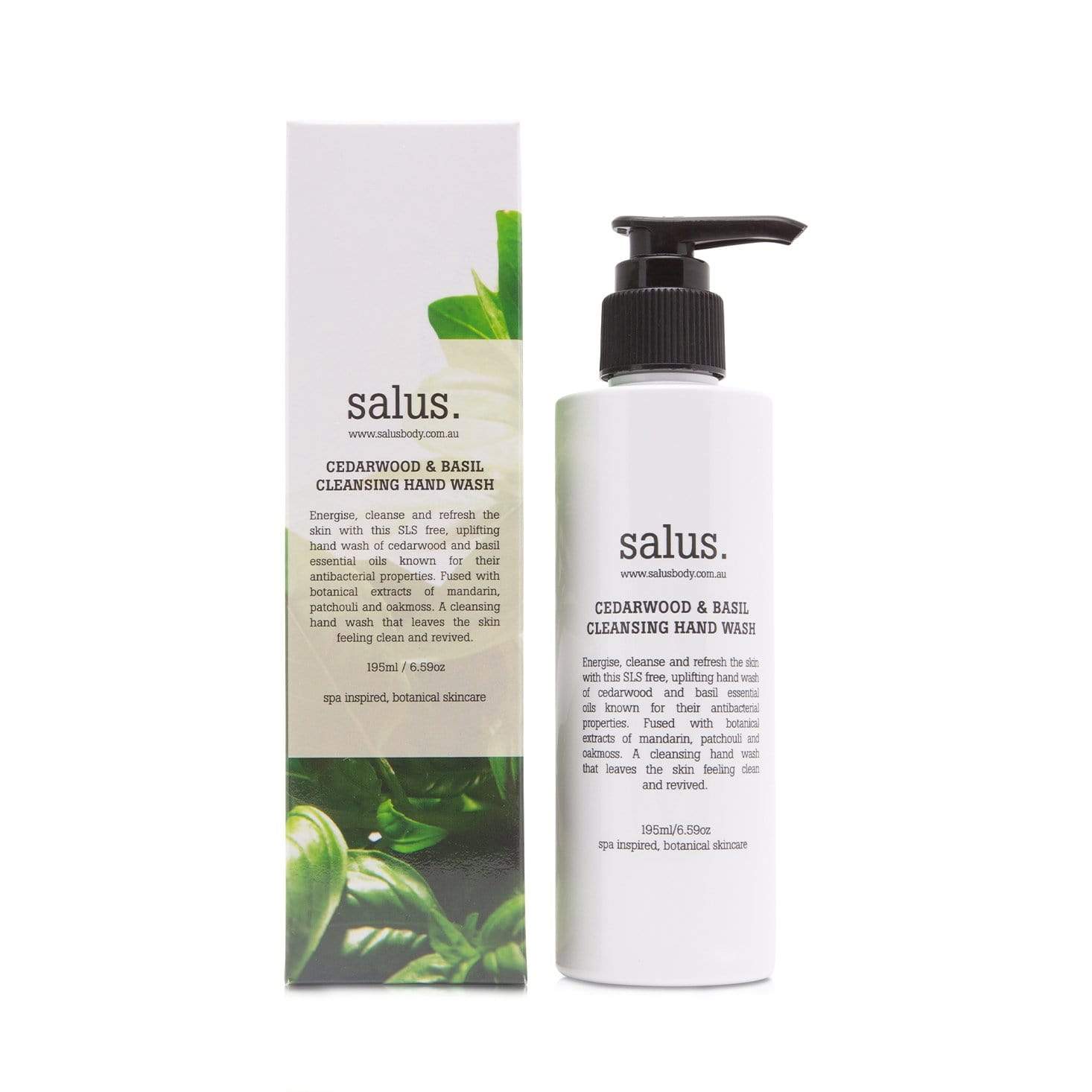 Salus Cedarwood + Basil Hand Wash - 195ml