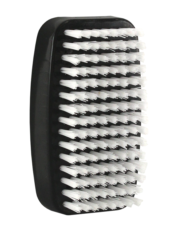 2PK DOUBLE NAIL BRUSH. BLACK