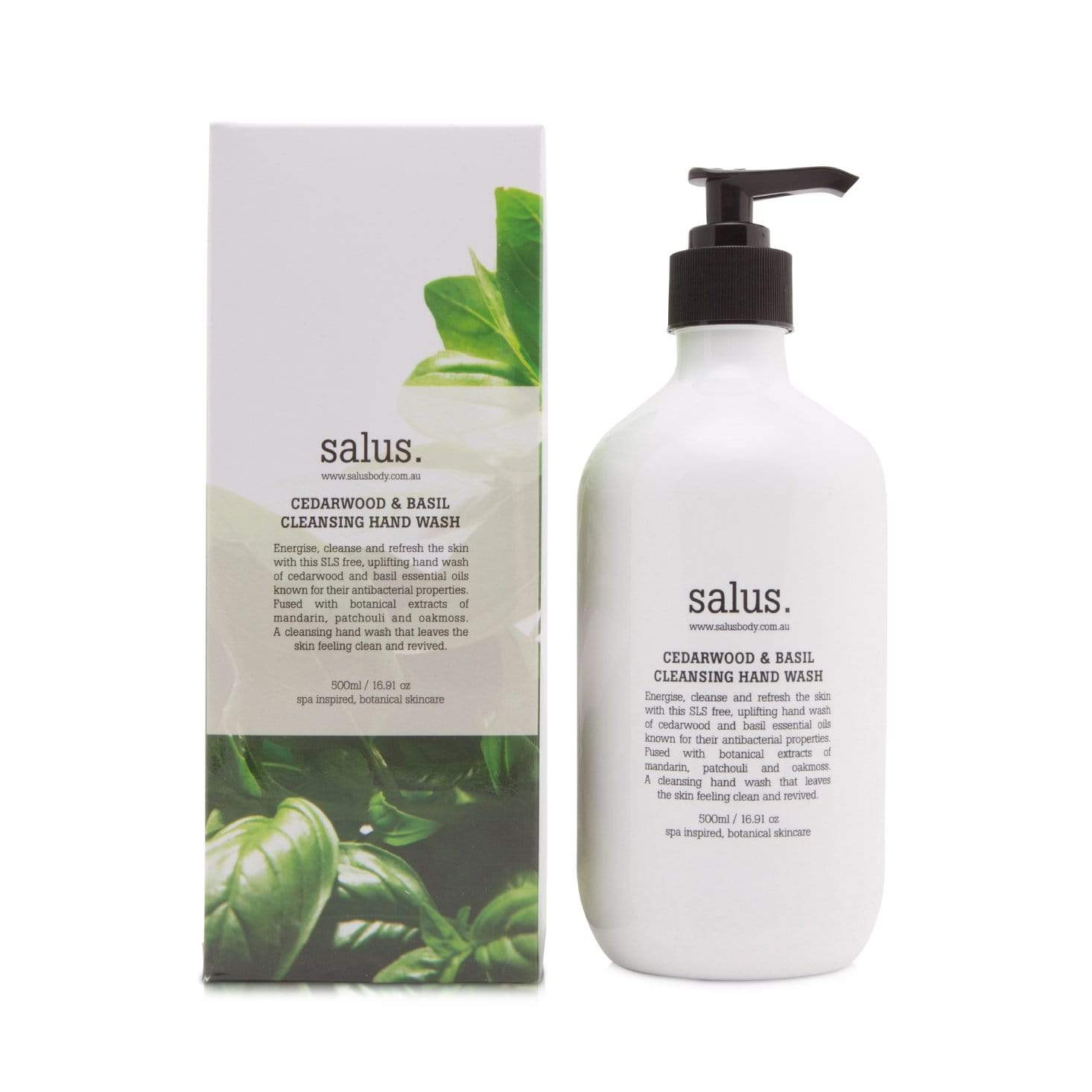 Salus Cedarwood + Basil Hand Wash - 500ml