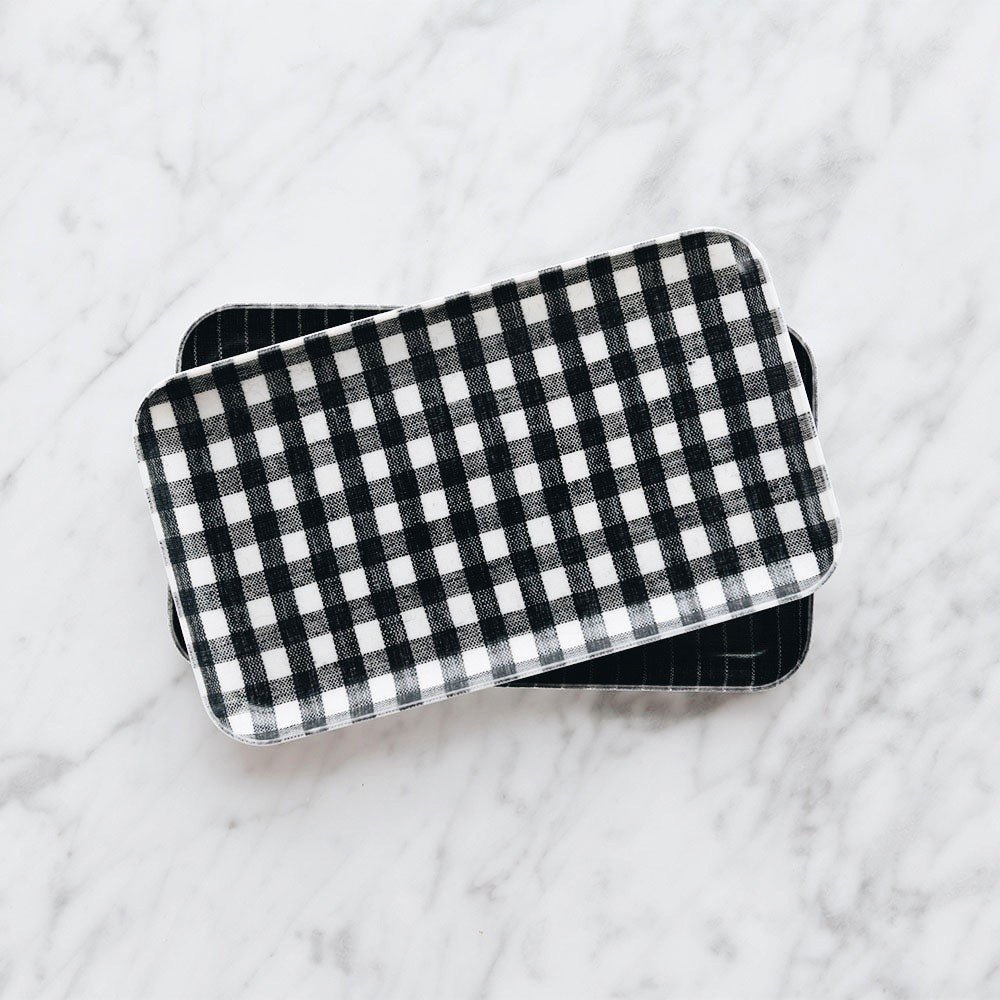 "Linen Tray - Small, Indigo"